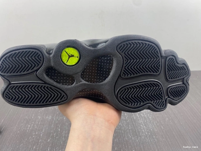 Rep Husky Cat Retro 13 Air Jordan 414571-011 Black 0811